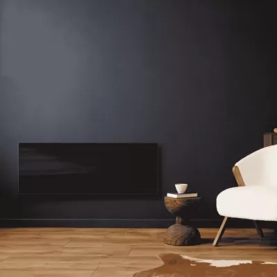 Ngrohës smart AENO Premium Eco AGH0004S 700W, xham i temperuar, infra të kuqe + konveksion, Wi‑Fi, LED display, prizë EU, i zi