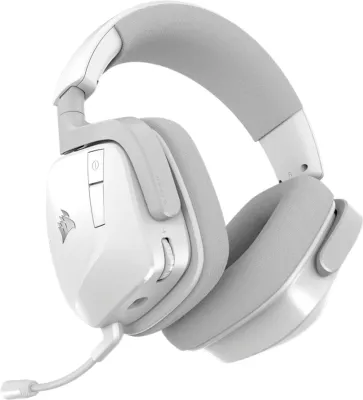 Kufje gaming Corsair VOID WIRELESS v2, wireless, RGB, Dolby Atmos, të bardha