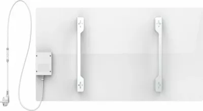 Ngrohës smart AENO Premium Eco AGH0003S 700W, xham i kalitur, infra të kuqe + konveksion, prizë EU (E/F), bardhë