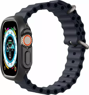 Mbështjellës Spigen Thin Fit për Apple Watch Ultra 49mm, Zi