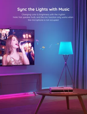 Llambë LED smart Govee RGBWW E27 800 lm