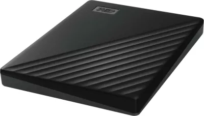 Hard disk Western Digital My Passport, 2 TB, 3.2 Gen 1, Ngjyrë e zezë