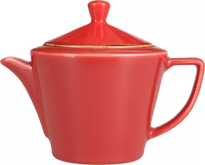 Çajnik Porland Seasons Magma 500 ml, e kuqe, set 6 copë