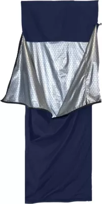 Thes gjumi izolues LayOn CozyBivy 210 x 65 cm, blu e errët
