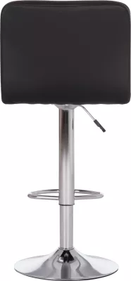 Karrige për bar rrotulluese DIANA, lëkurë PU e zezë, metal krom, FH202.21, 44x52x109cm, set prej 2 copë