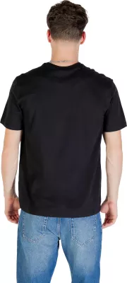 Maicë për meshkuj Calvin Klein Jeans SS Badge 30S Jersey LV04RC272G, e zezë [Madhësia: L]