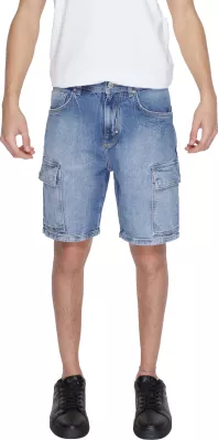 Shorce bermuda për meshkuj Antony Morato ADAM MMDS00078-FA750475, blu denim [Madhësia: W30]