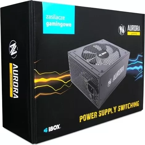 Furnizues energjie IBOX Aurora, 500W, 14cm, i bardhë