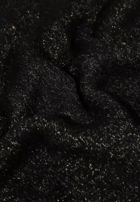 Shall për femra Pieces Pcpyron Long Lurex Noos BC 17110447, e zezë