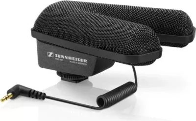 Mikrofon stereo kondensator Sennheiser MKE 440, me low-pass filter, i zi