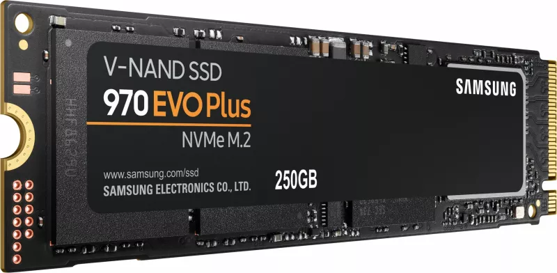 SSD Samsung 970 EVO Plus, 250 GB, M.2, 3500 MB/s