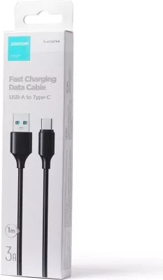 Kabllo Joyroom Long-Lasting Series A9 USB-A në USB-C, 1m, 3A, e zezë