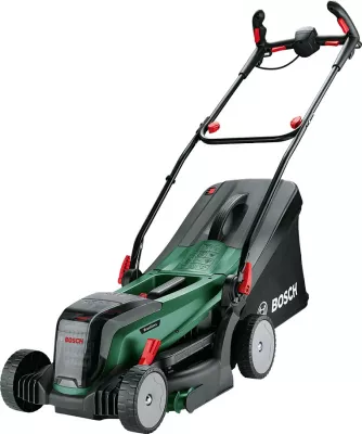 Kositës bari Bosch 37-550, pa kabllo, 18V, 37cm, 40L, e gjelbër/zezë