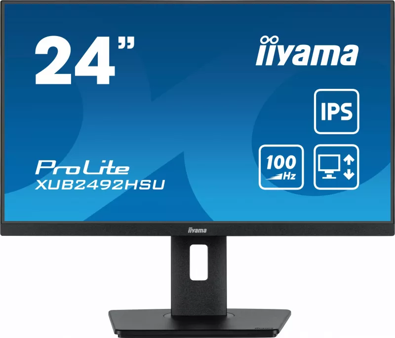 Monitor iiyama XUB2492HSU-B6, 60.5 cm (23.8"), Full HD, LED, 0.4 ms, i zi