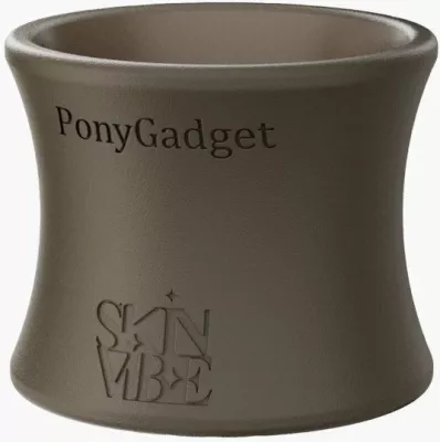 Aksesor volumizues për flokë SkinVibe PonyGadget SV-004BR, set 6 goma flokësh, kafe