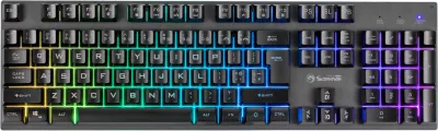 Tastierë gaming Marvo K604 Soldier 20, me kabllo, RGB, 104 taste, e zezë