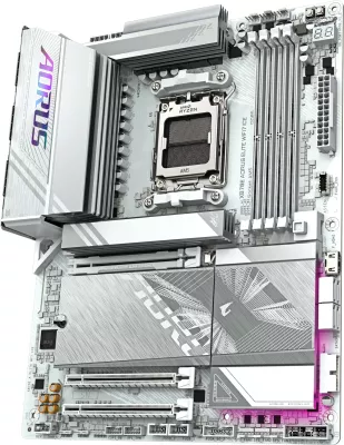 Pllakë amë Gigabyte X870E AORUS ELITE WIFI7 ICE, Socket AM5, WiFi 7, e argjendtë