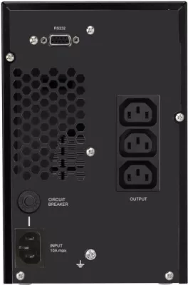 UPS Infosec E4 Value 1000, 1 kVA, 3 dalje AC, LED, 9Ah, E zezë