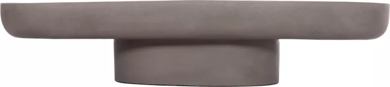Tavolinë e ulët kafeje DESSY, fibër-cement, ngjyrë gri, FH18153.03, 151x66x30cm