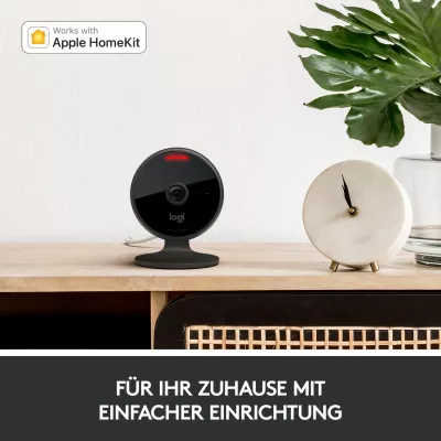 Kamerë sigurie Logitech Circle View, IP, Wireless, Brendshme & jashtme, Bullet, Grafit