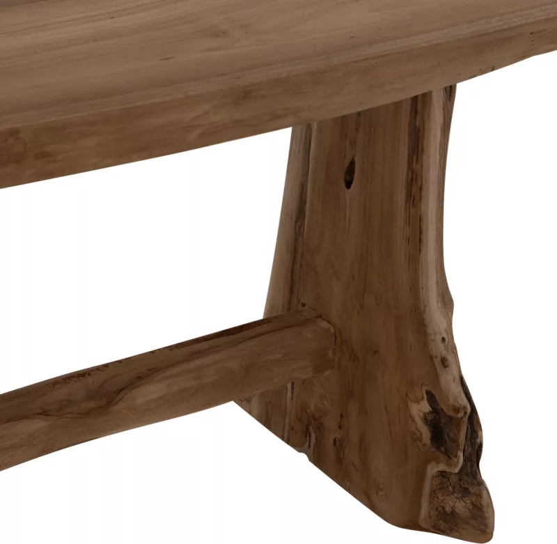 Stol FH9347 dru tik ngjyrë natyrale 80x40x45