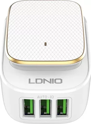 Karikues USB LDNIO A3305, 3x USB 3.4A (17W), me kabllo Micro USB, ari