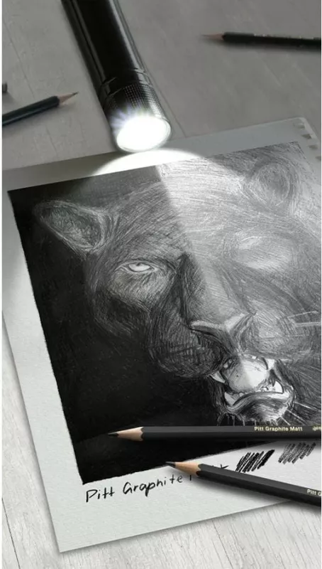 Set lapsa grafiti FABER-CASTELL Pitt Graphite Matt & Castell 9000, 20 copë, e zezë/e gjelbër
