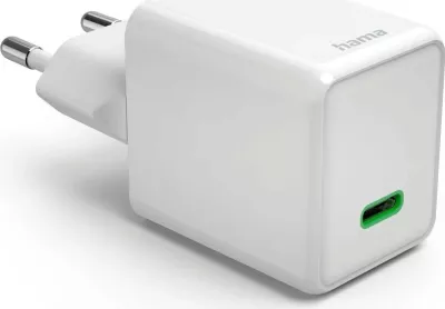 Karikues rrjeti Hama supermini 45W GaN PD/QC 1x USB-C, bardhë