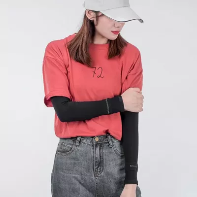 Mëngë sportive Rockbros XT9002BK për çiklizëm, set 2 copë, e zezë