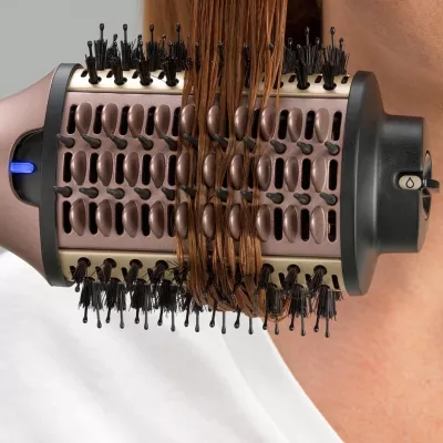 Furçë elektrike për flokë Babyliss AS95E Air Power Volume, 1000 W, Champagne/Black