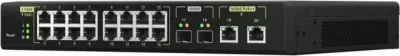Switch QNAP QSW-M2116P-2T2S, 20 port, 16x2.5GbE PoE+ + 2x10GbE PoE++ + 2x10GbE SFP+, 280W, rackmount, zi