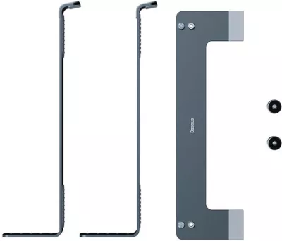 Kasë për laptop Baseus B10053100811-00, 4 nivele rregullimi, alumini, Space Grey