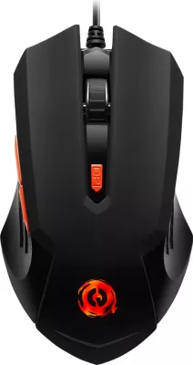 Maus CANYON Star Raider GM-1, me kabllo USB, RGB, 6 butona, 3200 DPI, i zi