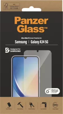 Mbrojtës ekrani PanzerGlass Samsung Galaxy A34 5G UWF