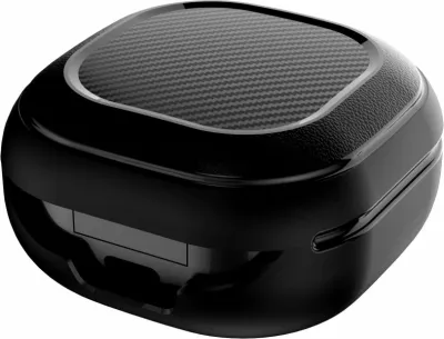 Mbështjellës Tech-Protect Rough Carbon për Samsung Galaxy Buds FE / 2 Pro / 2 / Live / Pro, i zi