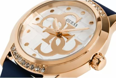 Orë dore Guess për femra, navy blue