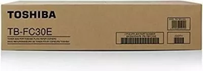 kontejner mbetje toneri, Toshiba, TB-FC30E TBFC30E (6AG00004479/6AG00004477), kapacitet 43.000–150.000 fletë, e zezë