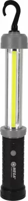 Lampë pune rikarikueshme MEGA 66142, COB LED 600 lm, micro USB, 1200 mAh, me magnet e grep, e zezë