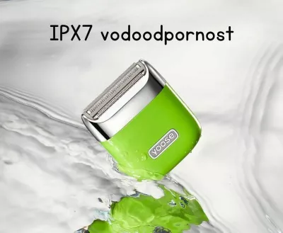 Makinë rroje elektrike për femra Yoose NANO, IPX7, USB-C, gjelbër, set 5 copë
