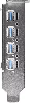 Kartelë grafike PNY Quadro RTX A400 4GB GDDR6 low profile e zezë