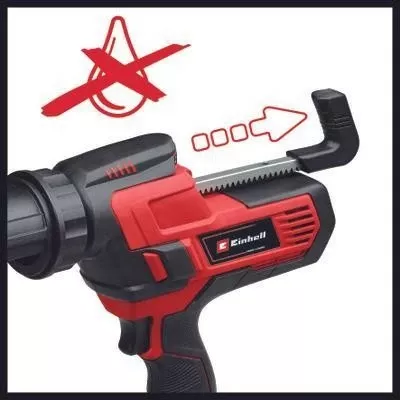 Pistoletë elektrike Einhell TE-SG 18/10 Li Solo, 18V, 310ml, zi/kuqe