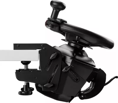 Timon loje Thrustmaster T128 SimTask Pack, Force Feedback, 270°-900°, USB-C, PC/PS5/PS4, i zi, paketë me pedale T2PM + SimTask Steering Kit