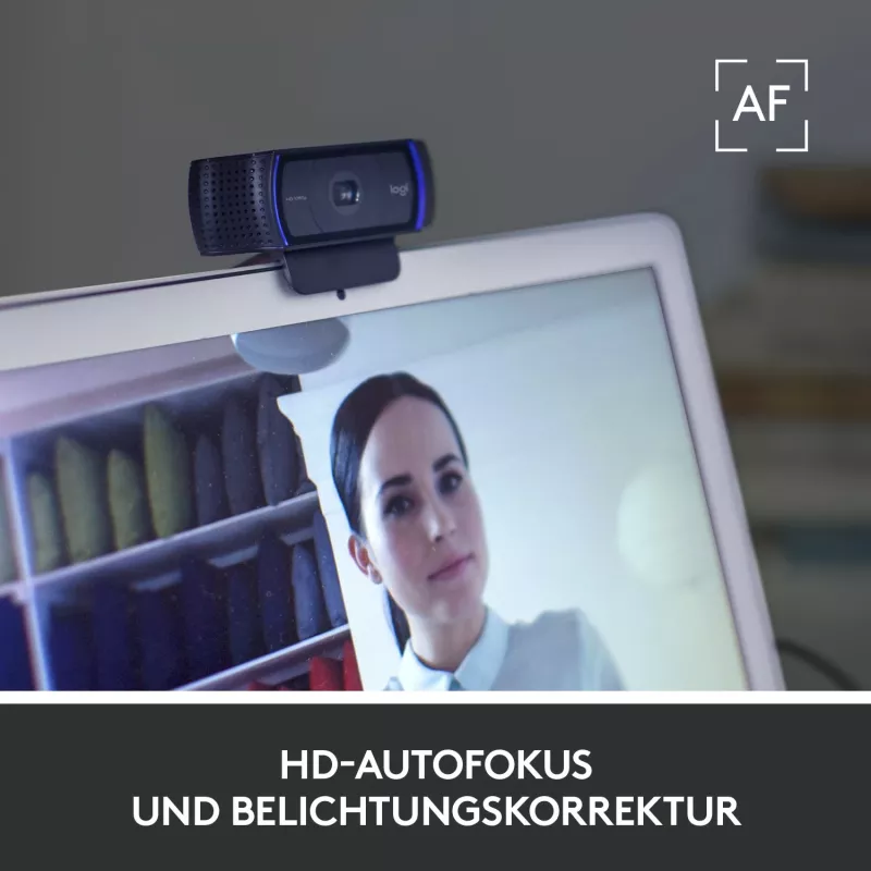 Kamera Logitech HD Pro Webcam C920, 1920 x 1080 pixels, Full HD, 30 fps, 720p, 1080p, Kapak privatësie, 78°