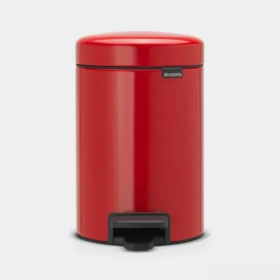kosh mbeturinash me pedal Brabantia 112140 3L, i kuq