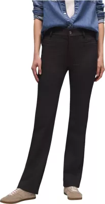Pantallona për femra Street One Style York Bootcut 380597, të zeza [Madhësia: W34 L30]
