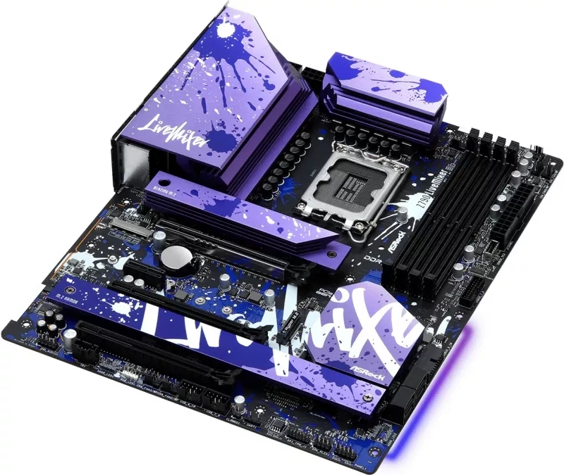 Pllakë amë ASRock Z790 LiveMixer, Intel, LGA 1700, DDR5, 128 GB, Vjollcë