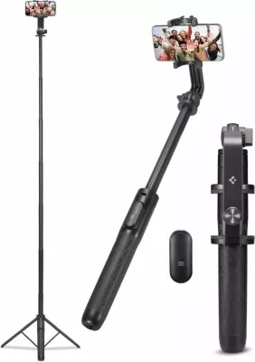 Selfie stick me tripod Spigen S560W me Bluetooth, i zi