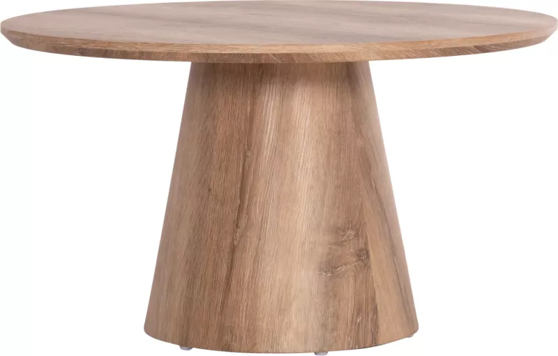 Tavolinë kafeje KARAN FH18028 MDF ngjyrë druri natyrale Φ80x45,5Hcm.