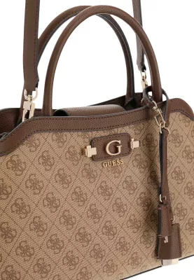 Çantë krahu Guess Coleen Logo Small SA HWSG97 49060, për femra, latte