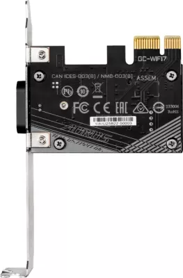 Kartë rrjeti PCIe GIGABYTE GC-WIFI7 2.0 Wi-Fi 7 tri-band 2Tx2R, Bluetooth 5.3